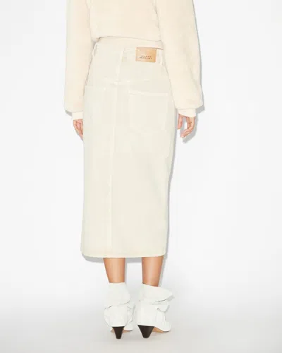 Isabel Marant Étoile Vandy Skirt In Ecru