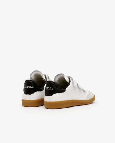 Isabel Marant Beth Leather Low-top Sneakers In White