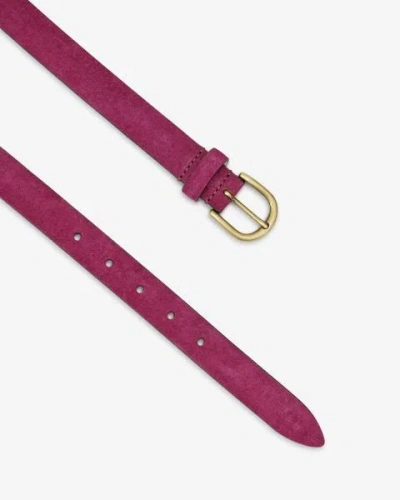 Isabel Marant Zap Belt In Purple