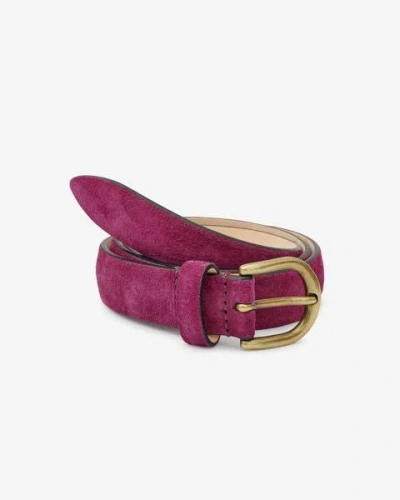 Isabel Marant Zap Belt In Purple
