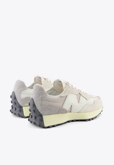New Balance 327 Low-top Sneakers In Sea Salt With Raincloud In Beige