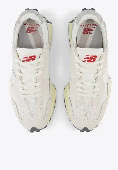 New Balance 327 Low-top Sneakers In Sea Salt With Raincloud In Beige