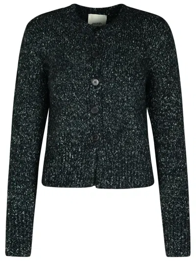 Shop Isabel Marant 'kathlen' Grey Acrylic Blend Cardigan Women In Gray
