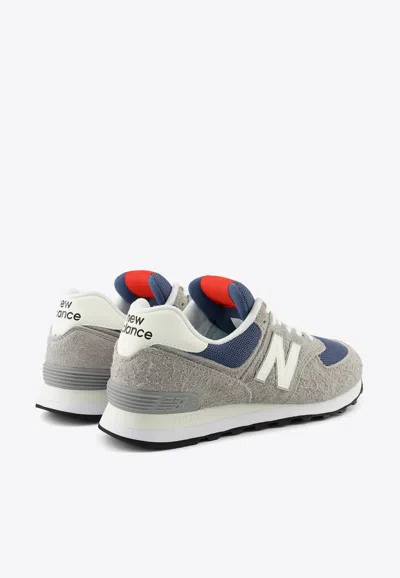 New Balance 574 Low-top Sneakers In Shadow Gray With Sea Salt In Gray