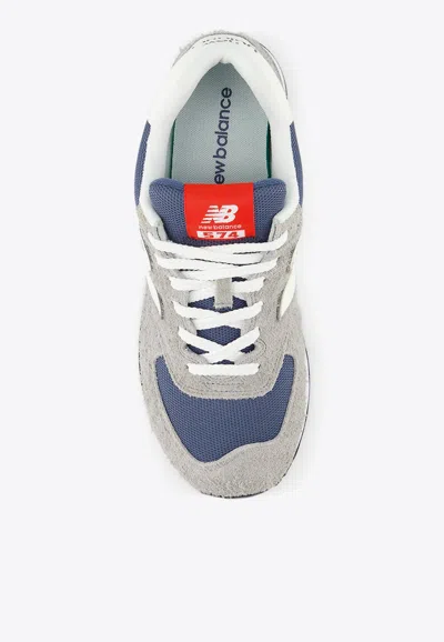 New Balance 574 Low-top Sneakers In Shadow Gray With Sea Salt In Gray