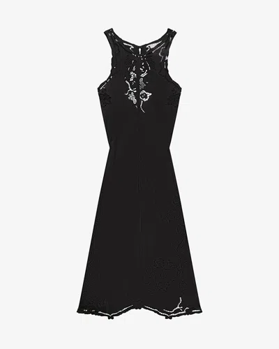 Shop Isabel Marant Kleid Jadel In Schwarz