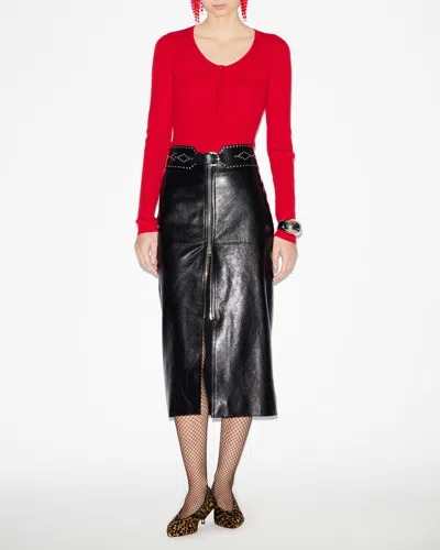 Isabel Marant Pullover Estine In Poppy Red