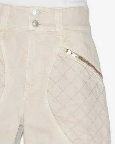 Shop Isabel Marant Shorts Candice In Naturfarben