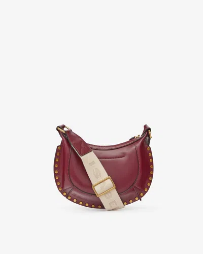 Shop Isabel Marant Tasche Mini Moon In Bordeaux