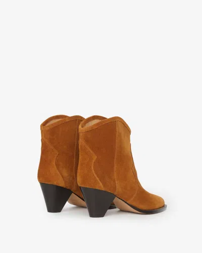 Shop Isabel Marant Boots Darizo In Cognac