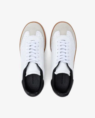 Isabel Marant Low-top Sneaker With Perforated White Leather Upper