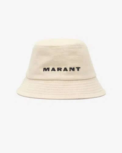Isabel Marant Hut Haley In Ecru And Black