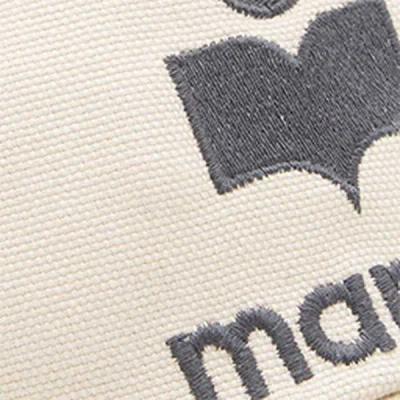 Isabel Marant Basecap Tyronyh In Ecru And Black