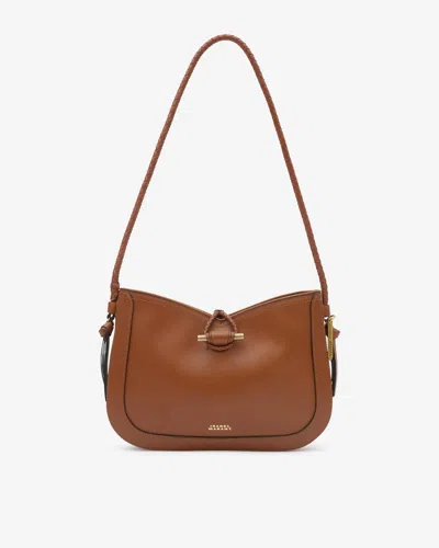 Isabel Marant Tascheuette-schultertasche Vigo Aus Leder In Cognac