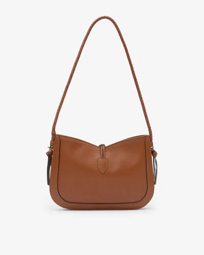 Isabel Marant Tascheuette-schultertasche Vigo Aus Leder In Cognac