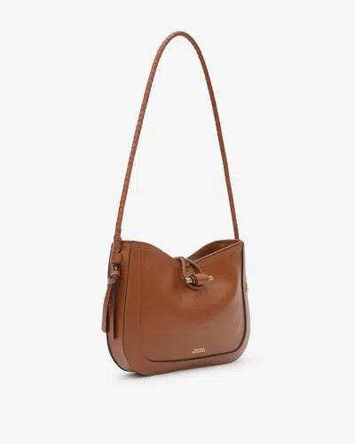 Isabel Marant Tascheuette-schultertasche Vigo Aus Leder In Cognac