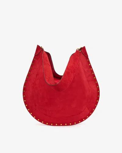 Isabel Marant Tasche Oskan Hobo Soft In Scarlet Red