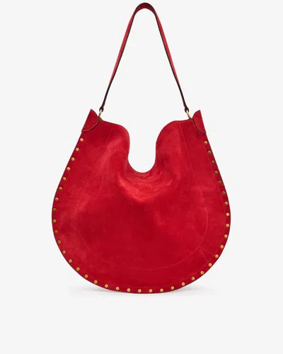 Isabel Marant Tasche Oskan Hobo Soft In Scarlet Red