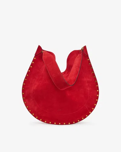 Isabel Marant Tasche Oskan Hobo Soft In Scarlet Red