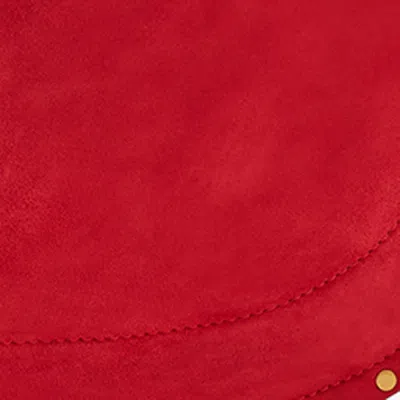 Isabel Marant Tasche Oskan Hobo Soft In Scarlet Red