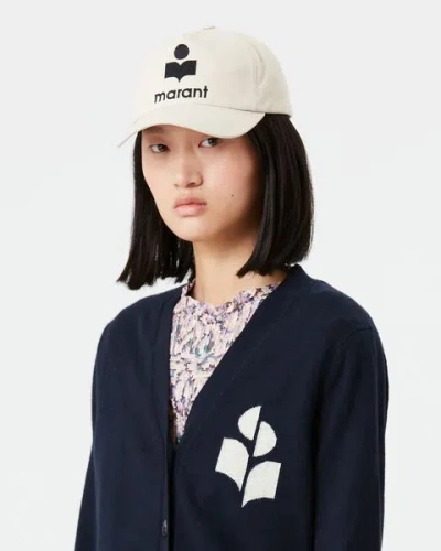 Isabel Marant Basecap Tyron In Ecru And Black