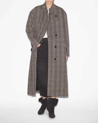 Isabel Marant Étoile Sabine Coat In Beige