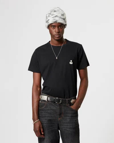 Isabel Marant Zafferh Tee-shirt In Black And Ecru