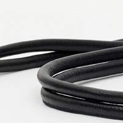 Isabel Marant Adjustable Knot Detail Belt With Metal Tips In Black And Silver