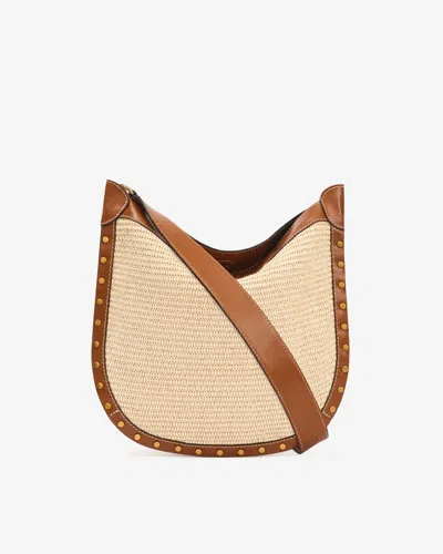 Isabel Marant Tasche Oskan Soft In Natural And Cognac