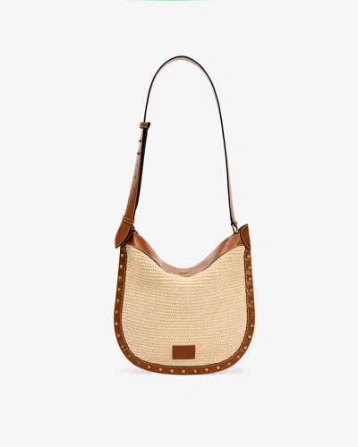 Isabel Marant Tasche Oskan Soft In Natural And Cognac