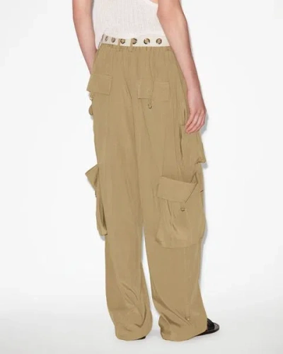 Shop Isabel Marant Hose Hadjakim In Khaki