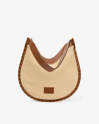 Isabel Marant Tasche Oskan Hobo Soft In Natural And Cognac