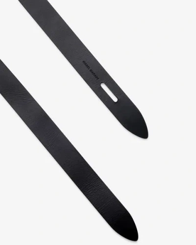 Isabel Marant Gürtel Lecce In Beige And Black