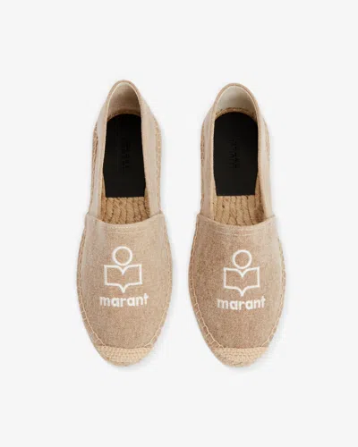 Isabel Marant Canae Canvas Espadrilles In Beige