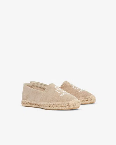 Isabel Marant Canae Canvas Espadrilles In Beige