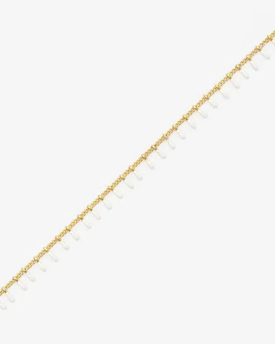 Isabel Marant Casablanca Beaded Necklace In White