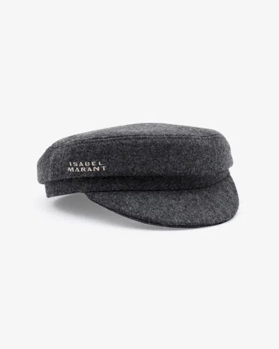 Shop Isabel Marant Mütze Evie In Anthracite