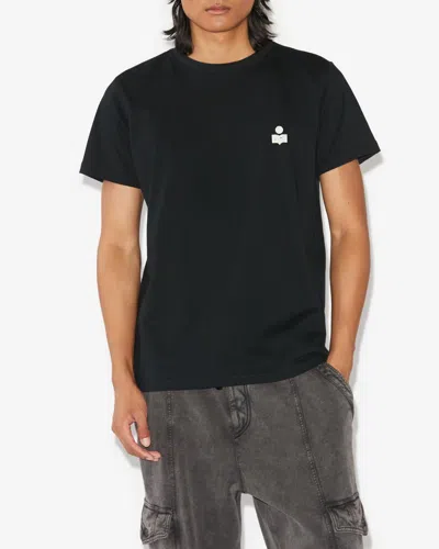 Isabel Marant Zafferh Tee-shirt In Black And Ecru