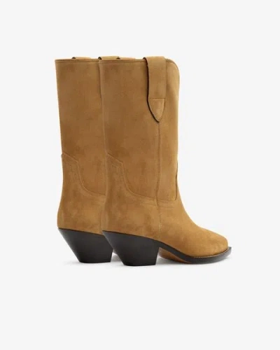 Shop Isabel Marant Stiefel Dahope In Taupe