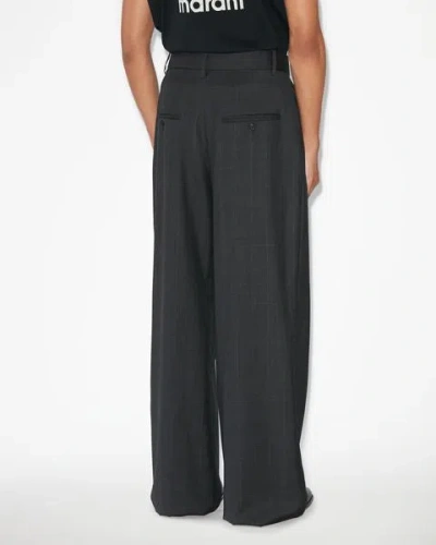 Isabel Marant Men's Caleb Cargo Pant In Anthracite