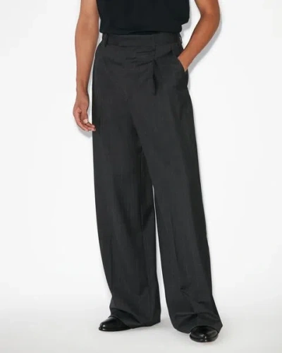 Isabel Marant Men's Caleb Cargo Pant In Anthracite