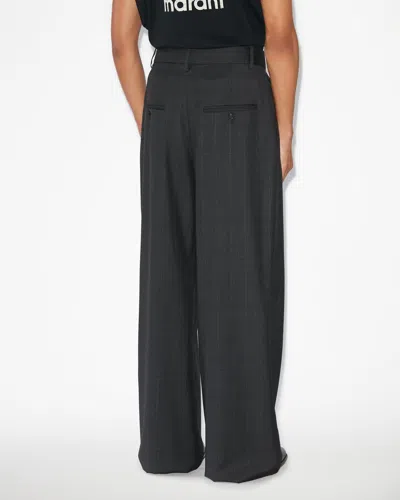 Isabel Marant Men's Caleb Cargo Pant In Anthracite