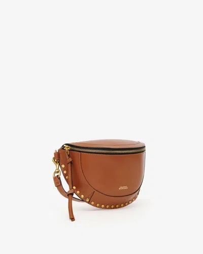 Isabel Marant Skano Gz Shoulder Bag In Cognac