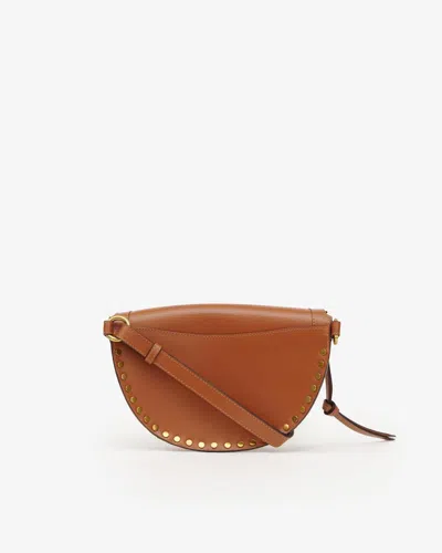Isabel Marant Skano Gz Shoulder Bag In Cognac