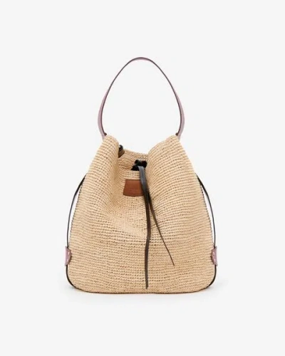 Isabel Marant Tasche Bayia In Natural And Cognac