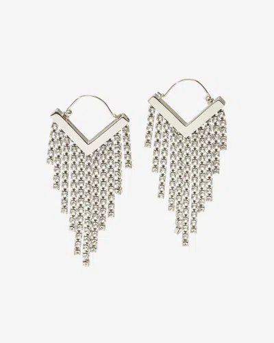 Isabel Marant Melting Earrings In Transparent