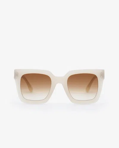 Isabel Marant Sonnenbrille Ekly In Ivory-brown Shaded