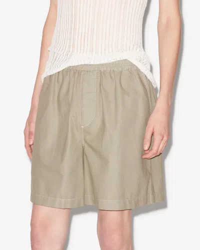 Isabel Marant Shorts Vataya In Khaki