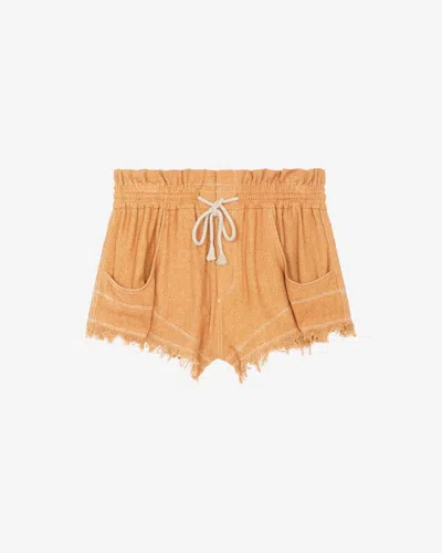 Shop Etoile Talapiz Shorts In Camel