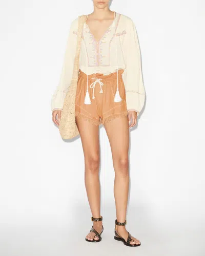 Isabel Marant Étoile Talapiz Shorts In Camel